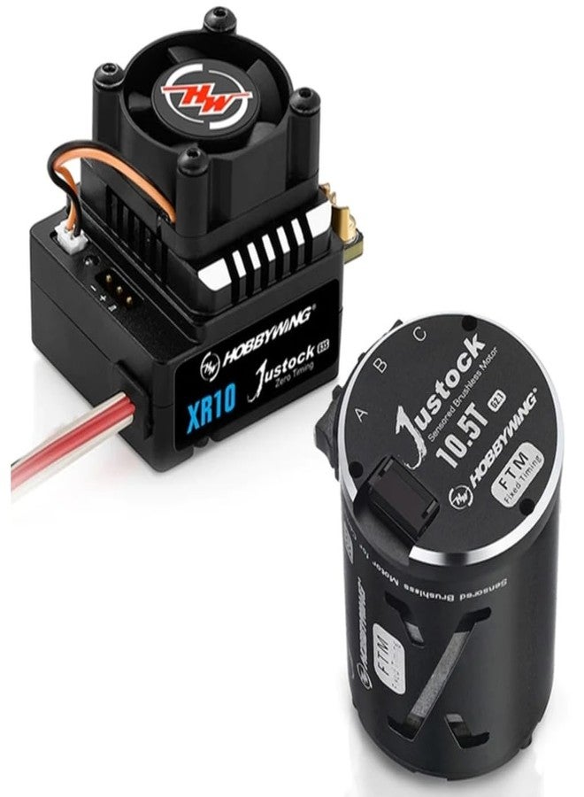 مجموعة Hobbywing XR10 Justock G3S (XR10 JS: محرك 10.5T G2.1)